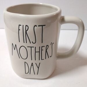 Rae Dunn First Mother's Day Magenta Artisan Collection Ceramic Coffee Mug 16 oz